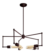  CH555BZRT6B - Chandelier Boomer Bronze 5-Light 120V 60w Retro Edison E26